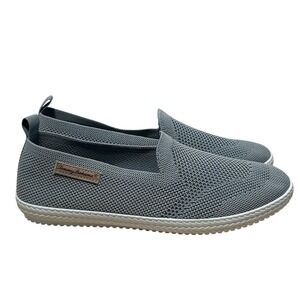 Tommy Bahama Womens Light Grey Slip On Knit Low‎ Top Loafer NWOB - Size 8